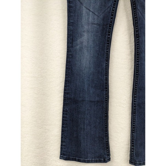 Miss Me Wild Flower Mid Rise Embellished Front Inseam (33") Jeans Size 29 - Picture 6 of 16